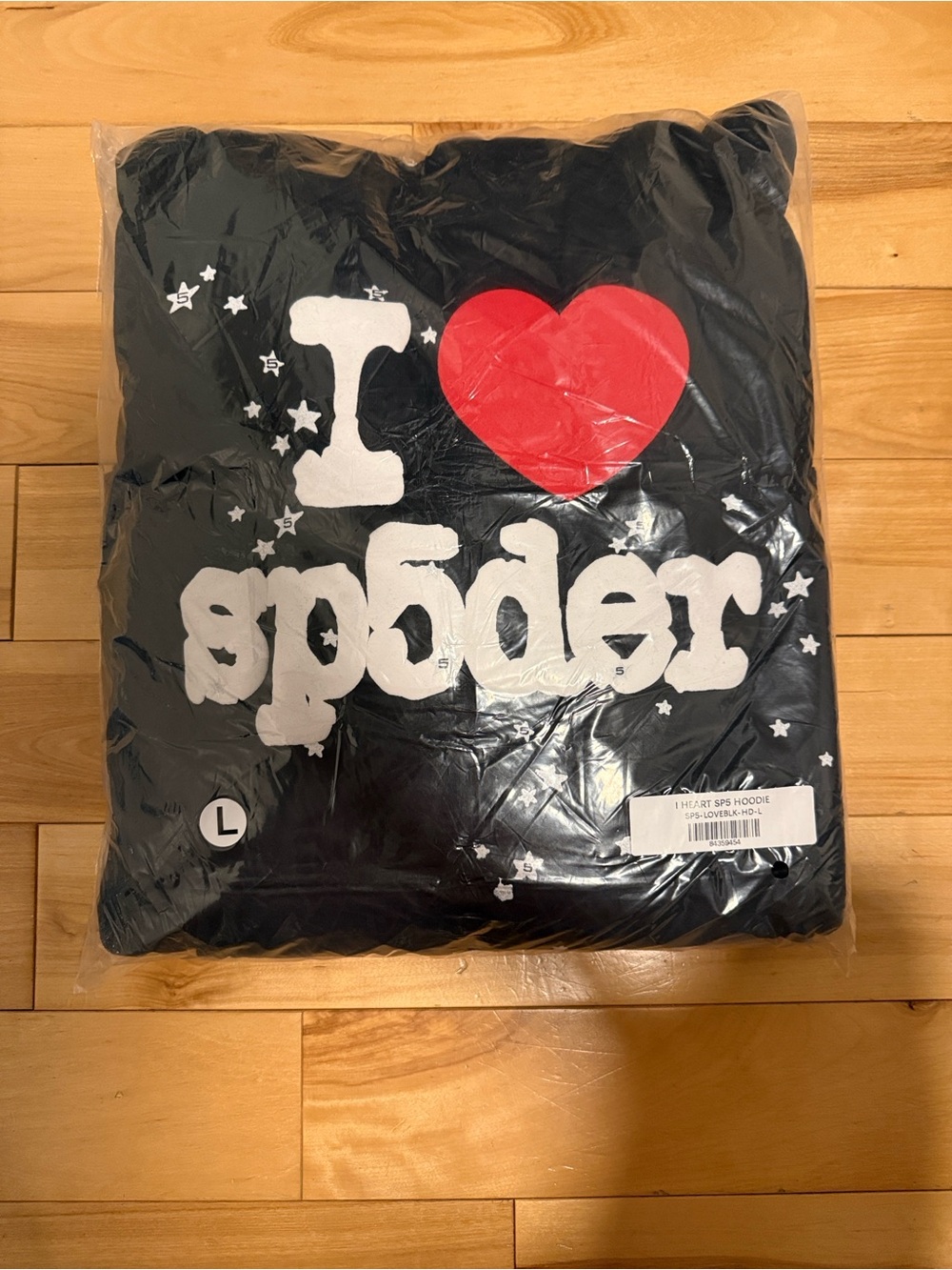 I ❤️ Sp5der hoodie( large )